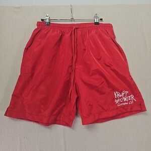 Krupp And Carter Clothing Co Mens Large Red BMX Biking Cycling Shorts